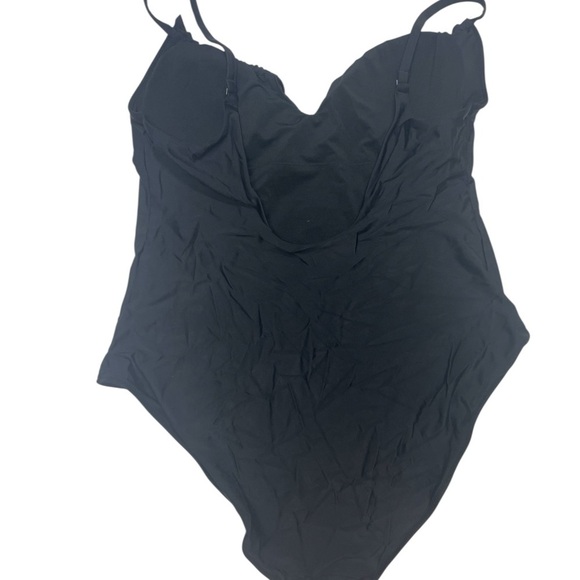 Aerie extra large, one piece, black full coverage swimsuit - Picture 2 of 2